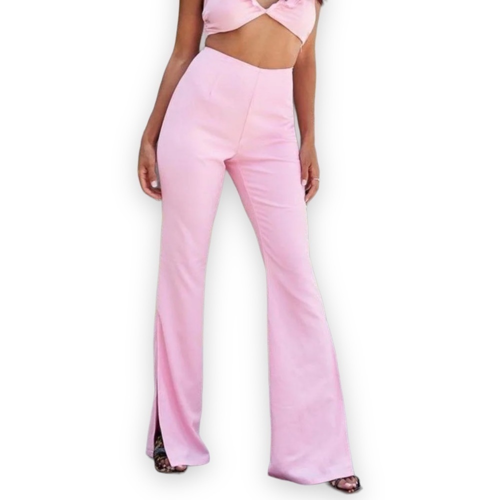Tiger Mist Most Lucille Bubblegum Pink Flare Pants Size M
